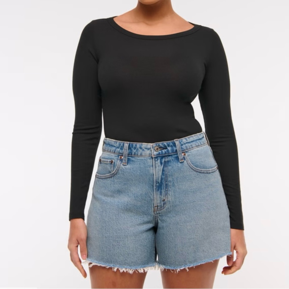 Abercrombie & Fitch Blue Jean Shorts